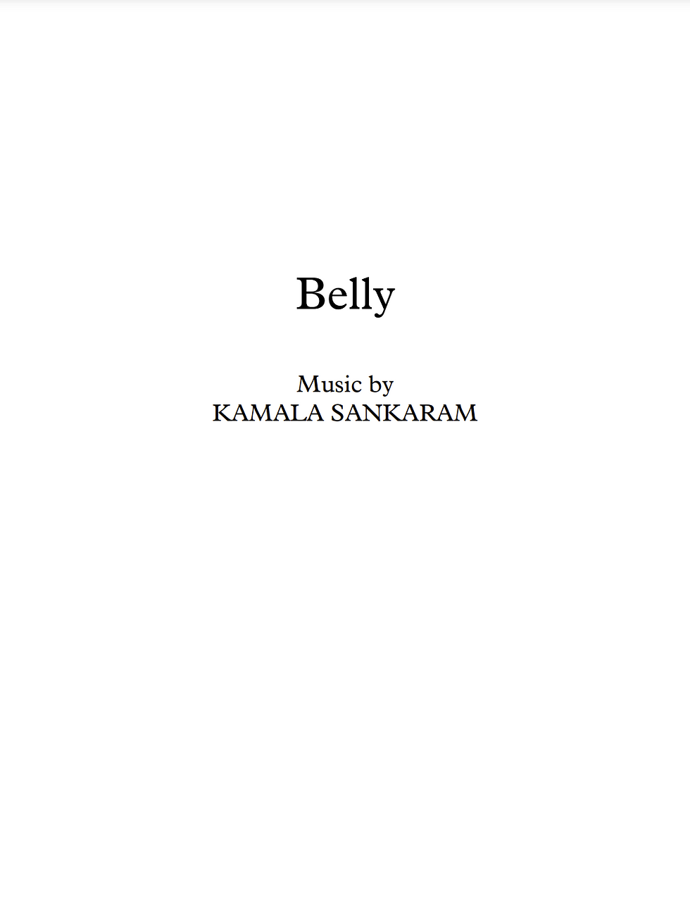Belly