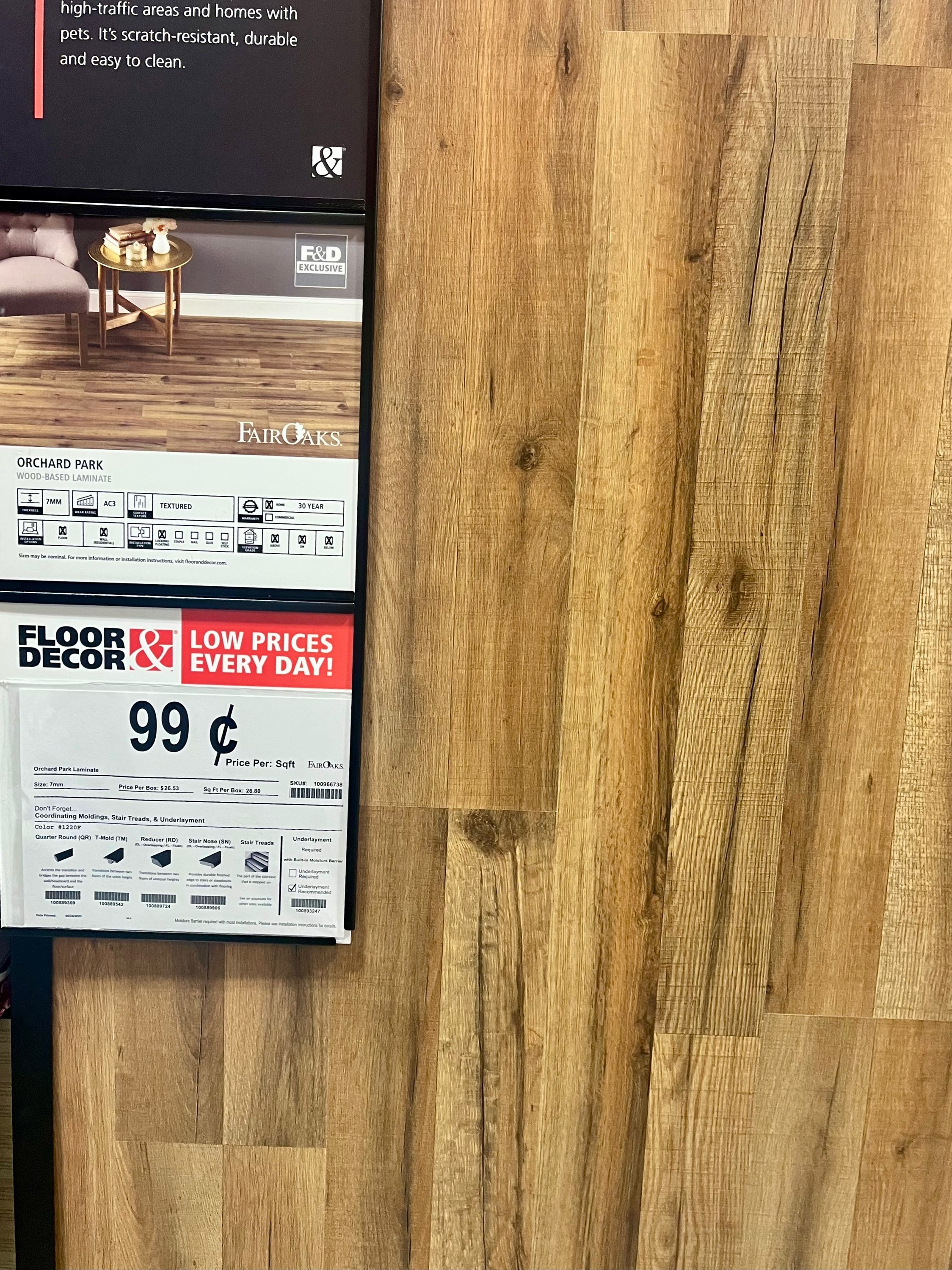 Flooring  *price per foot*