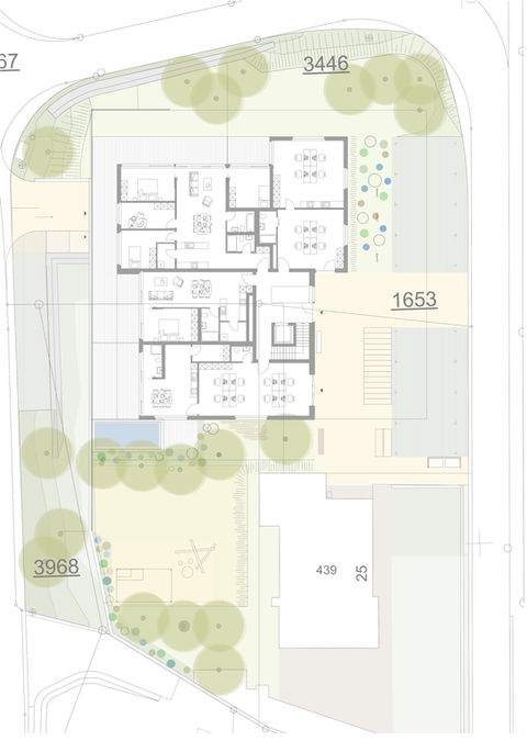 MFH Seon – Grundriss Wohnung Regelgeschoss