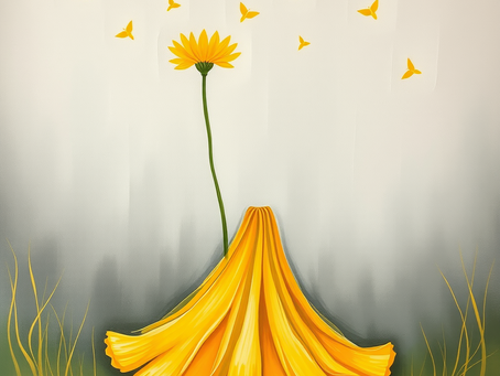 My Yellow Skirt Reminds Me of a Dandelion