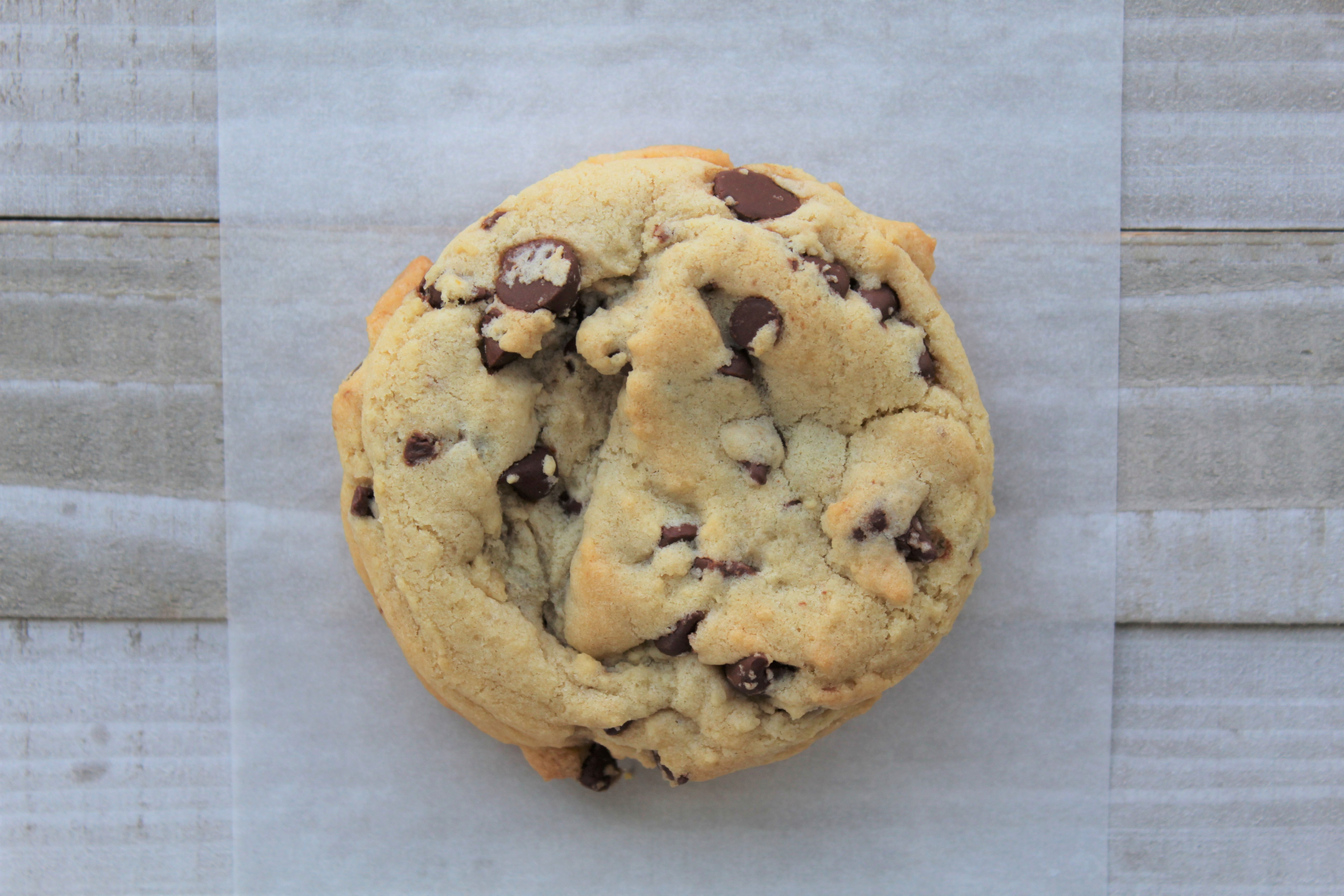 Galleta con chispas de chocolate