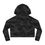 Thumbnail: femme bold Floral Feminine Cropped Hoodie - Stylish Sweatshirt for Women