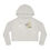 Thumbnail: femme bold Floral Feminine Cropped Hoodie - Stylish Sweatshirt for Women