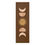 Thumbnail: Crescent Moon Foam Yoga Mat for Mindful Practice - Brown