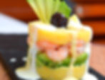 Causa de camarones