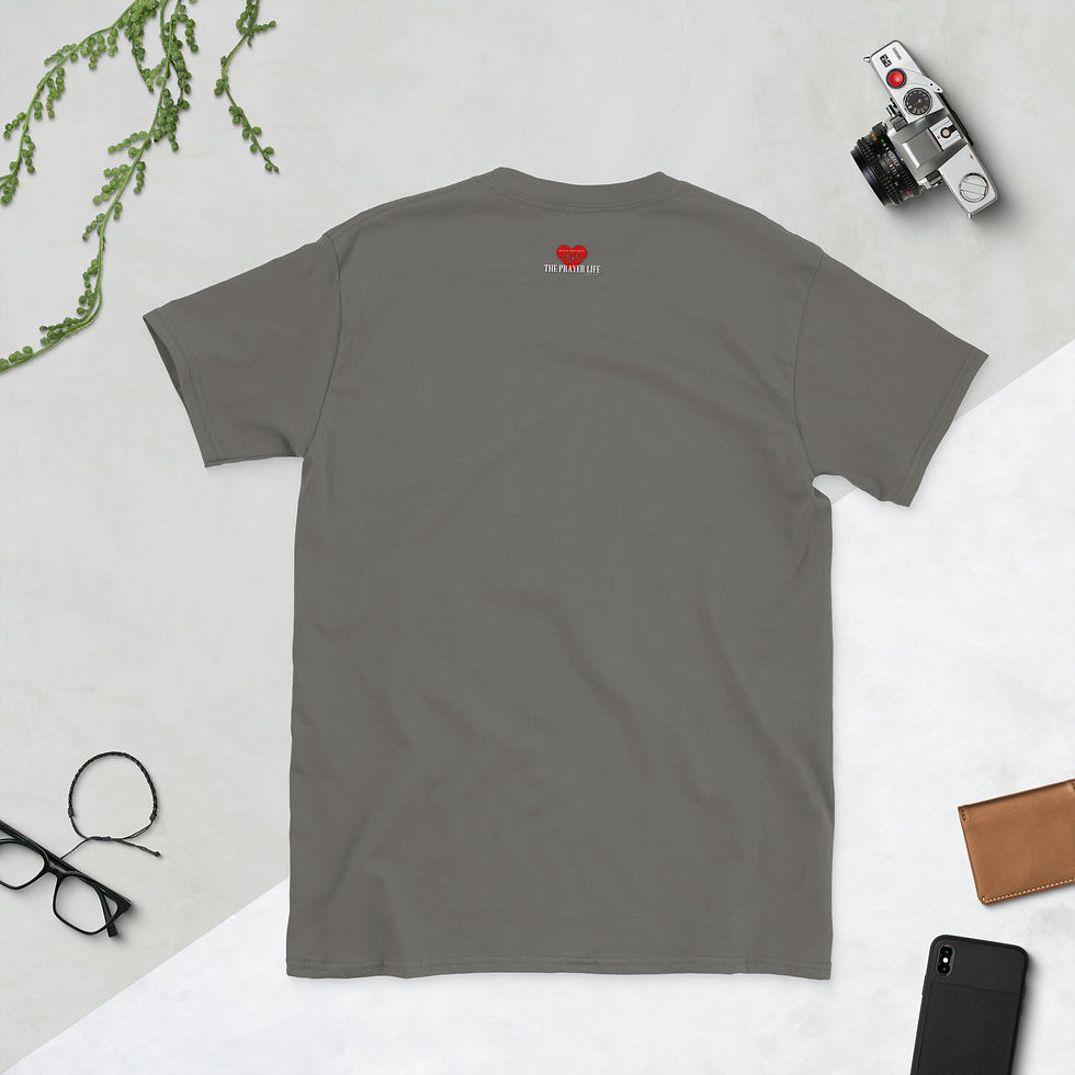Thumbnail: God Doesn't Play About Me Short-Sleeve Unisex T-Shirt 'RednWhite Inspo'