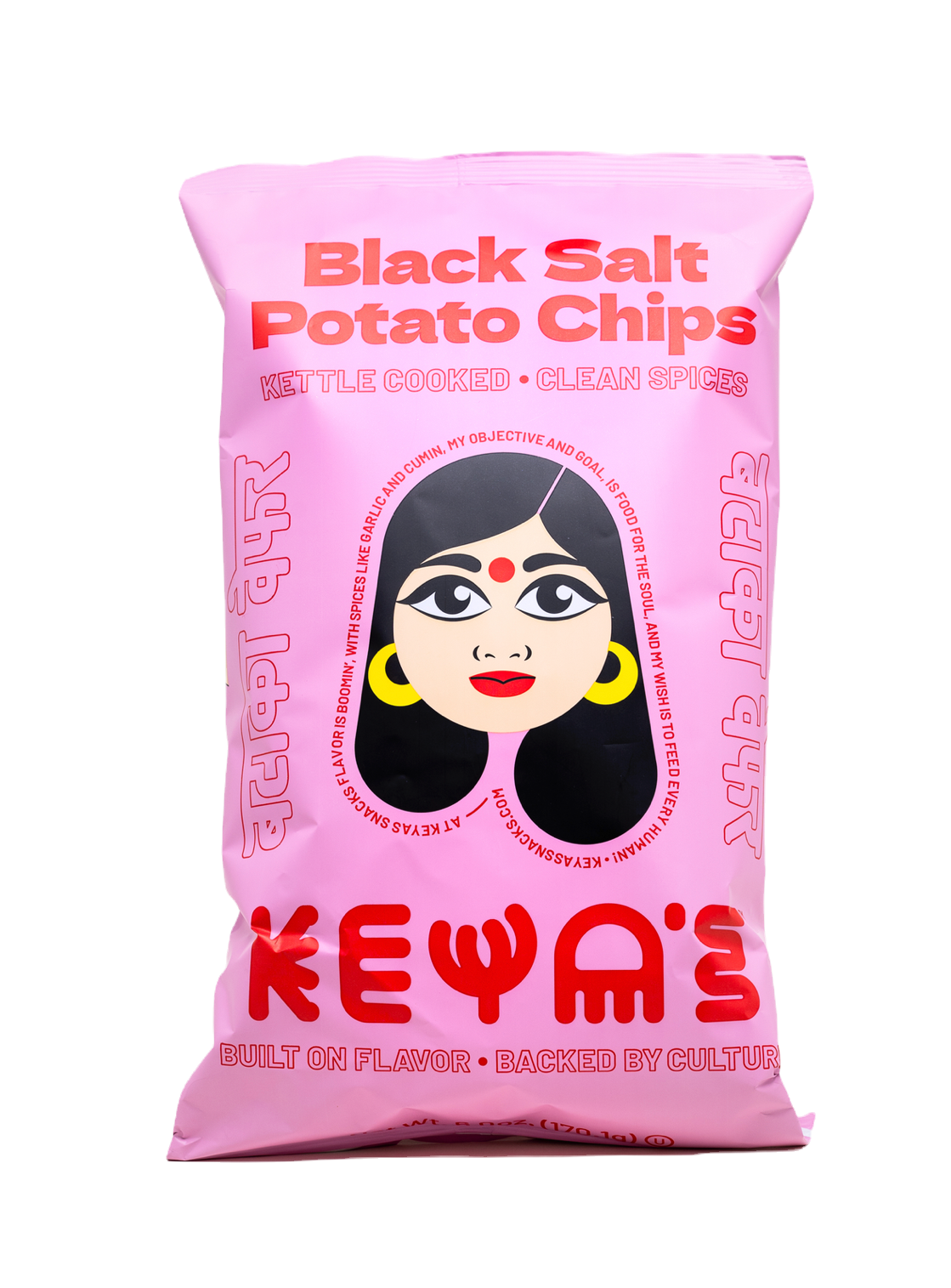 Black Salt Potato Chips 6 oz