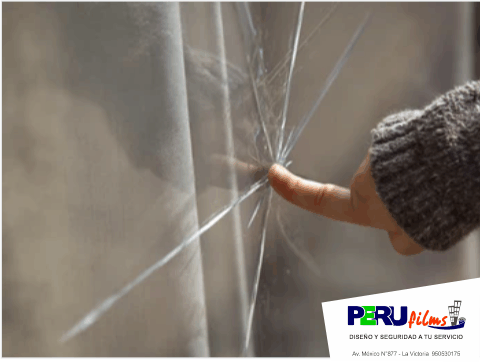 Film de seguridad para vidrios, ventanas, vitrinas, espejos, mamparas