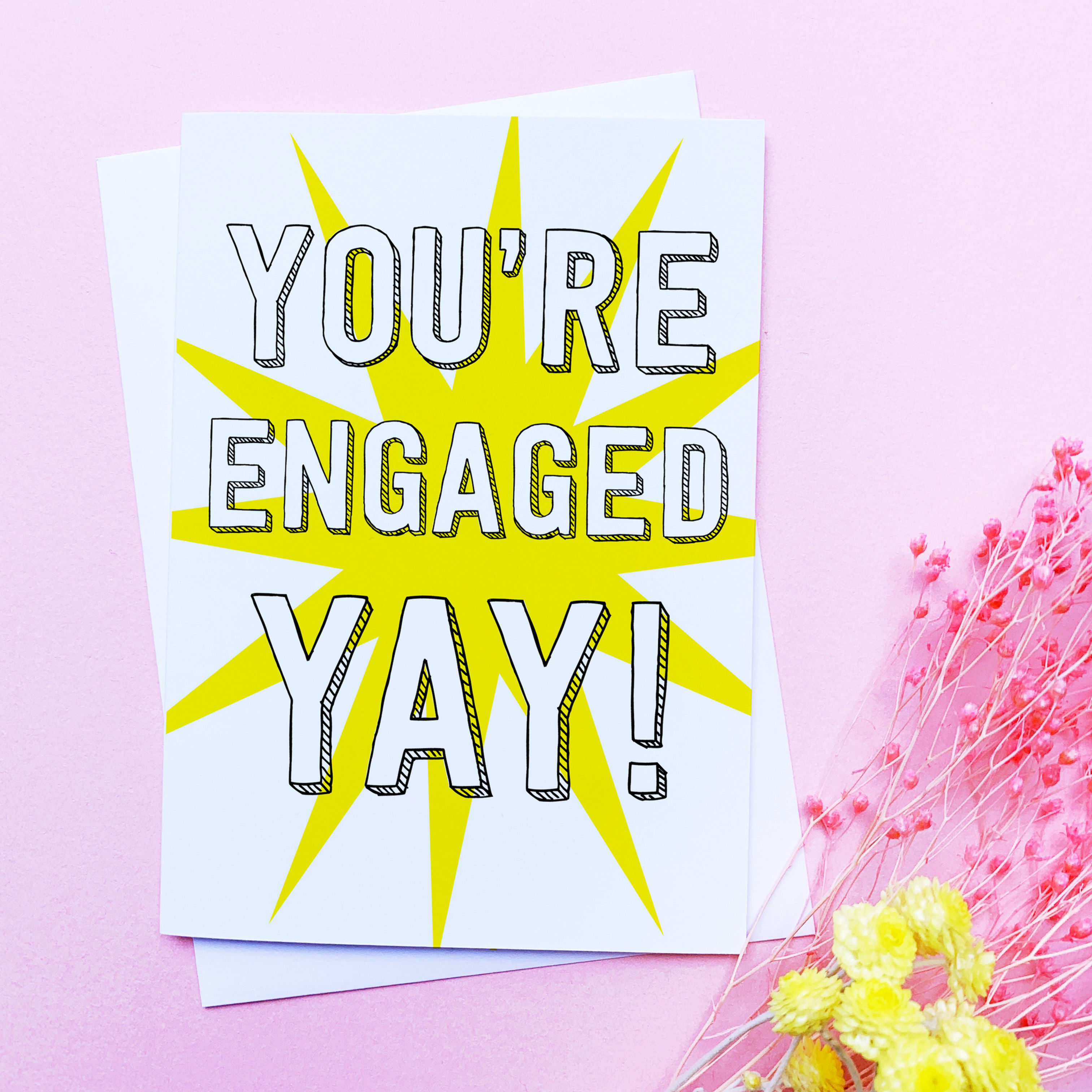 You're Engaged! | Engagement Card | Congratulations Card