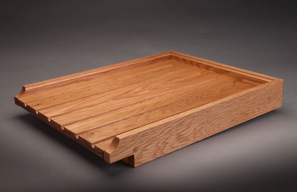 Thumbnail: Large Raised Oak draining board