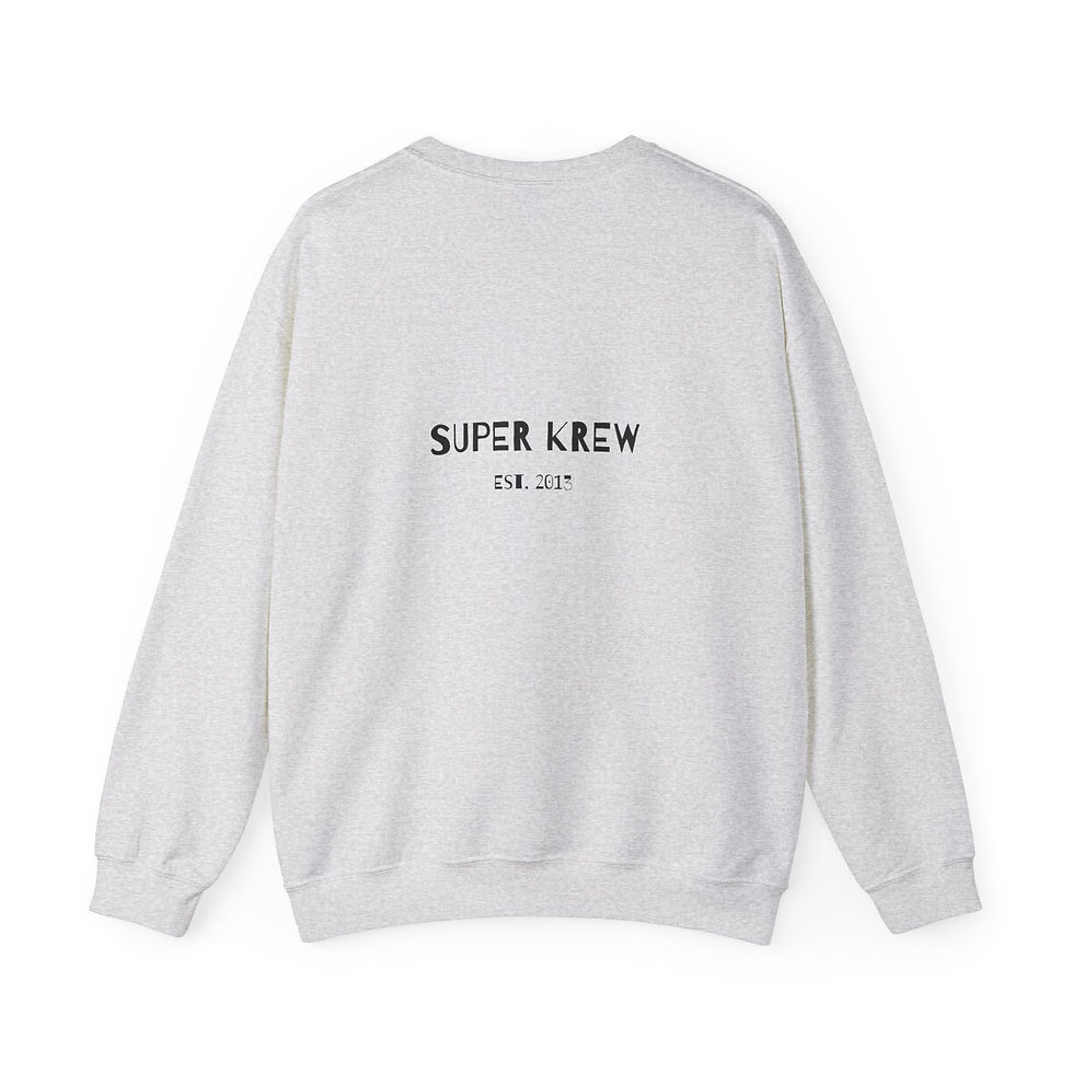 Thumbnail: Olive Trio Super Krew Crewneck Sweatshirt