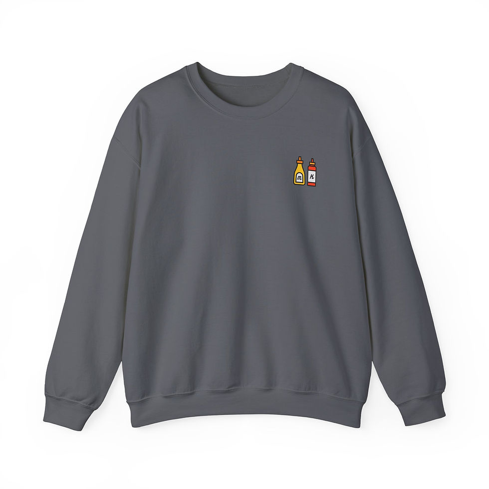 Thumbnail: Super Krew Ketchup & Mustard Crewneck Sweatshirt 