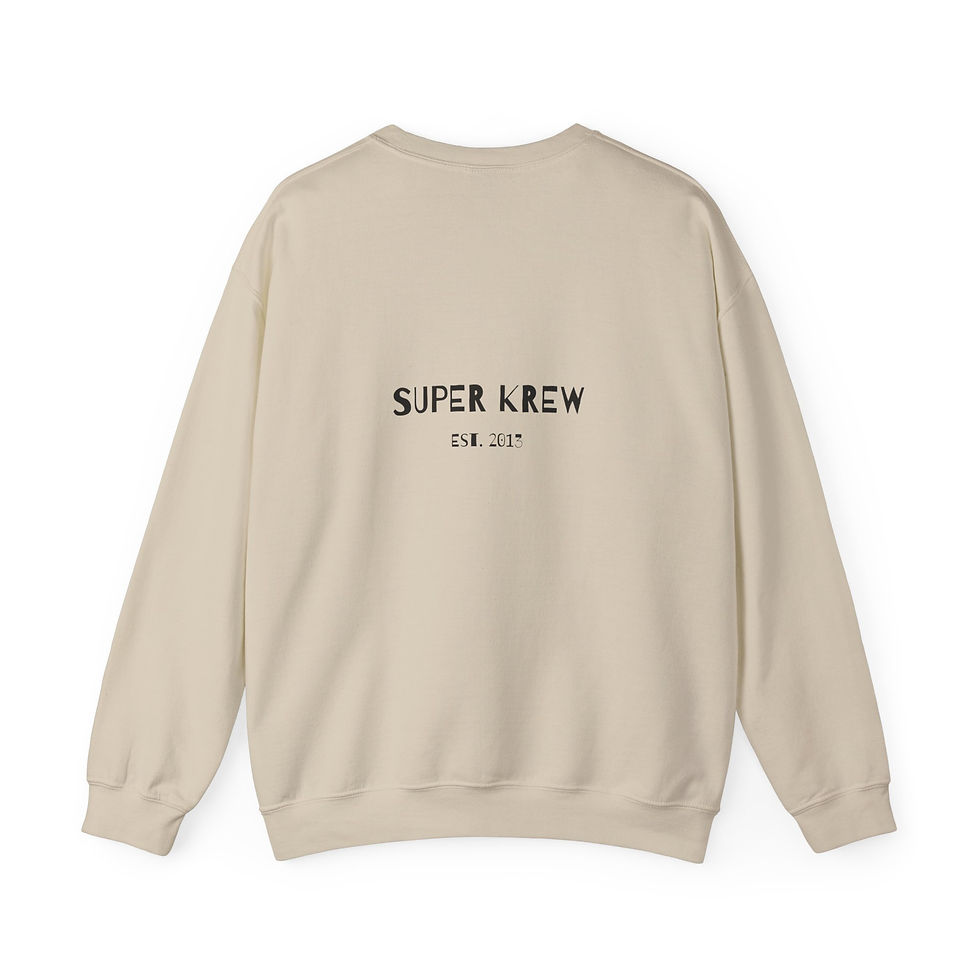 Thumbnail: Olive Trio Super Krew Crewneck Sweatshirt