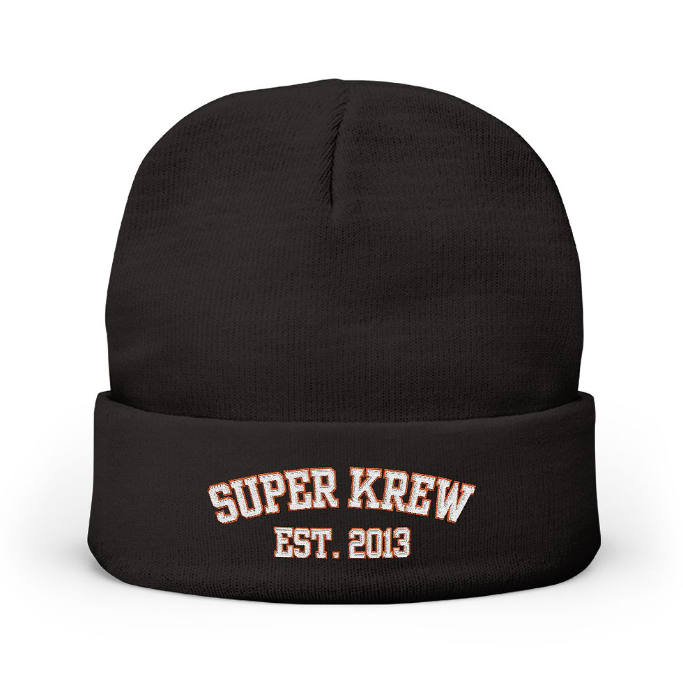 Thumbnail: Sport  “SUPER KREW Est. 2013” Knit Beanie