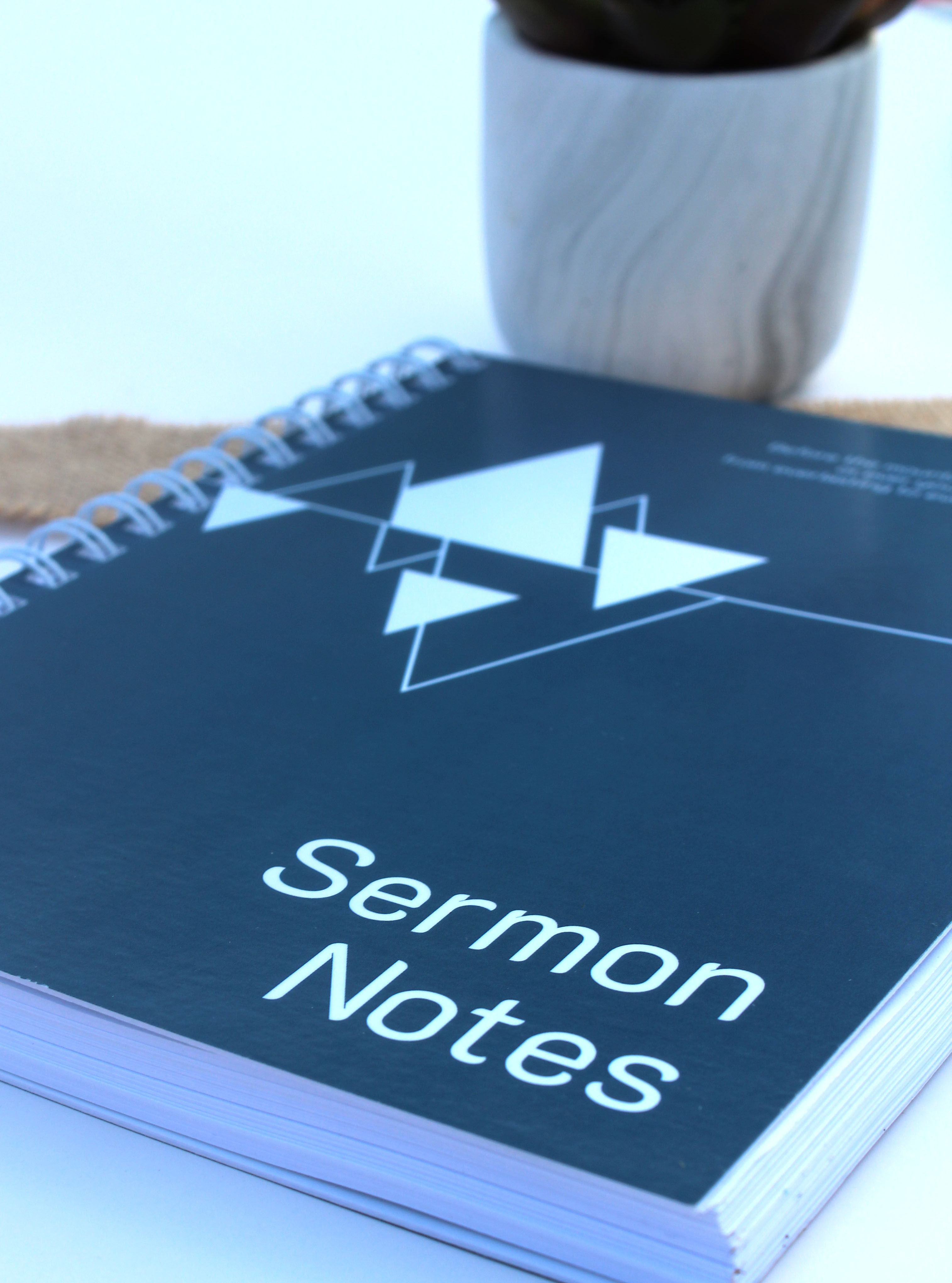 Sermon Notebook - blue