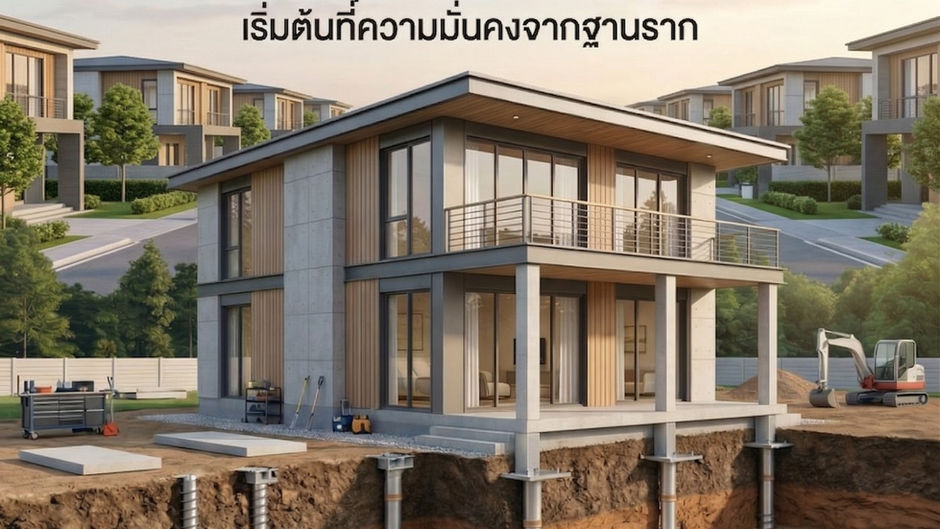 ทำไม “ฐานราก” ถึงสำคัญที่สุดในการสร้างอาคาร