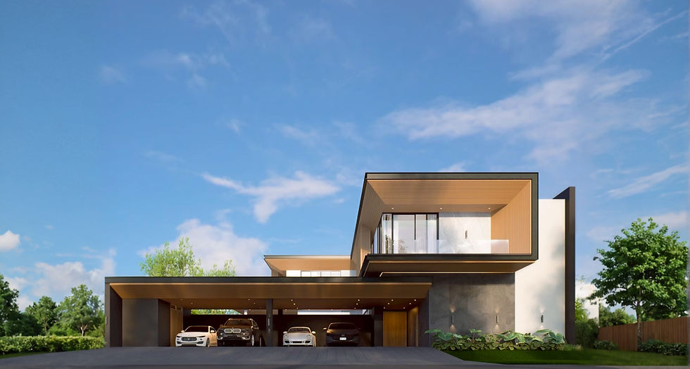 รับสร้างบ้านสไตล์ Modern ดีไซน์ทันสมัยในอุดรธานี ขอนแก่น หนองคาย ฟังก์ชันครบ ตอบโจทย์ชีวิตคนรุ่นใหม่ ในงบ 5-20 ล้านบาท มั่นใจ