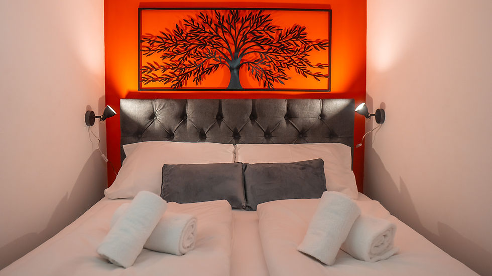 Schlafzimmer - Leo's orange oase