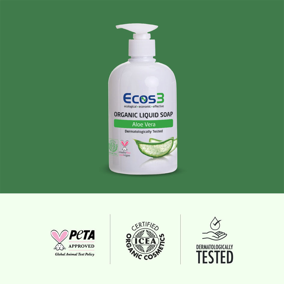 Küçük resim: organik sıvı sabun aloe vera