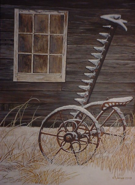SOLD 'Rusted, the Old Homestead'.