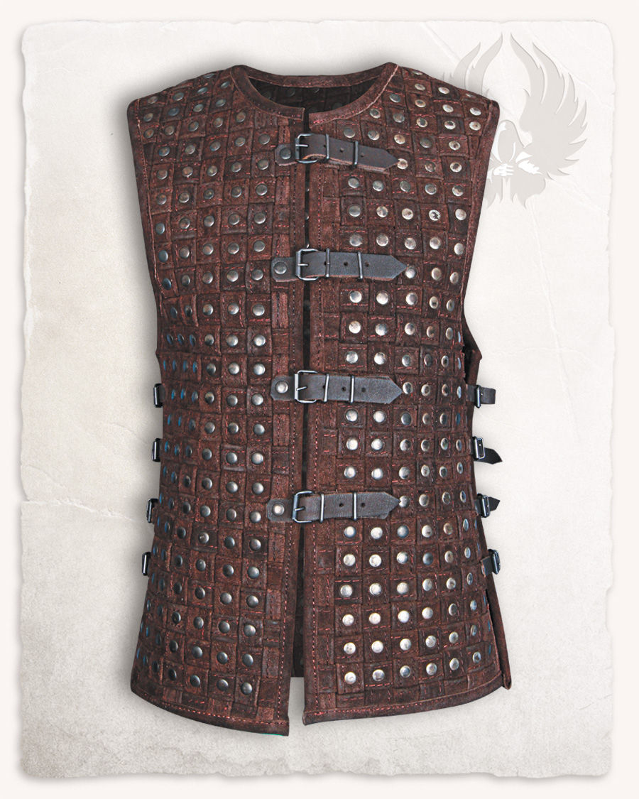 Armure cloutée ROBERT Marron