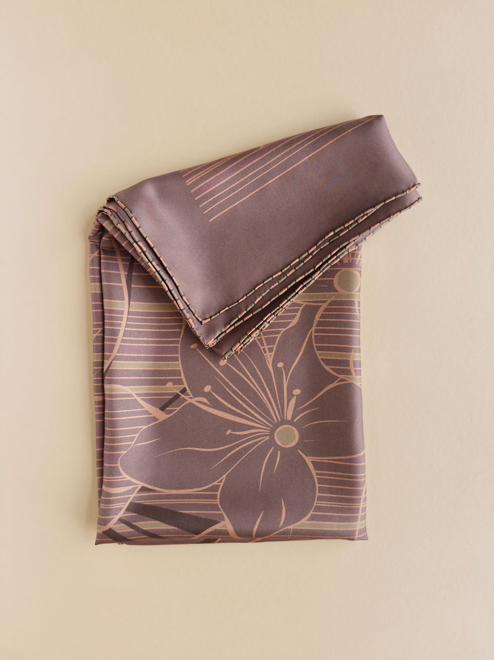 Thumbnail: Qeiwa aesthetic silk scarf