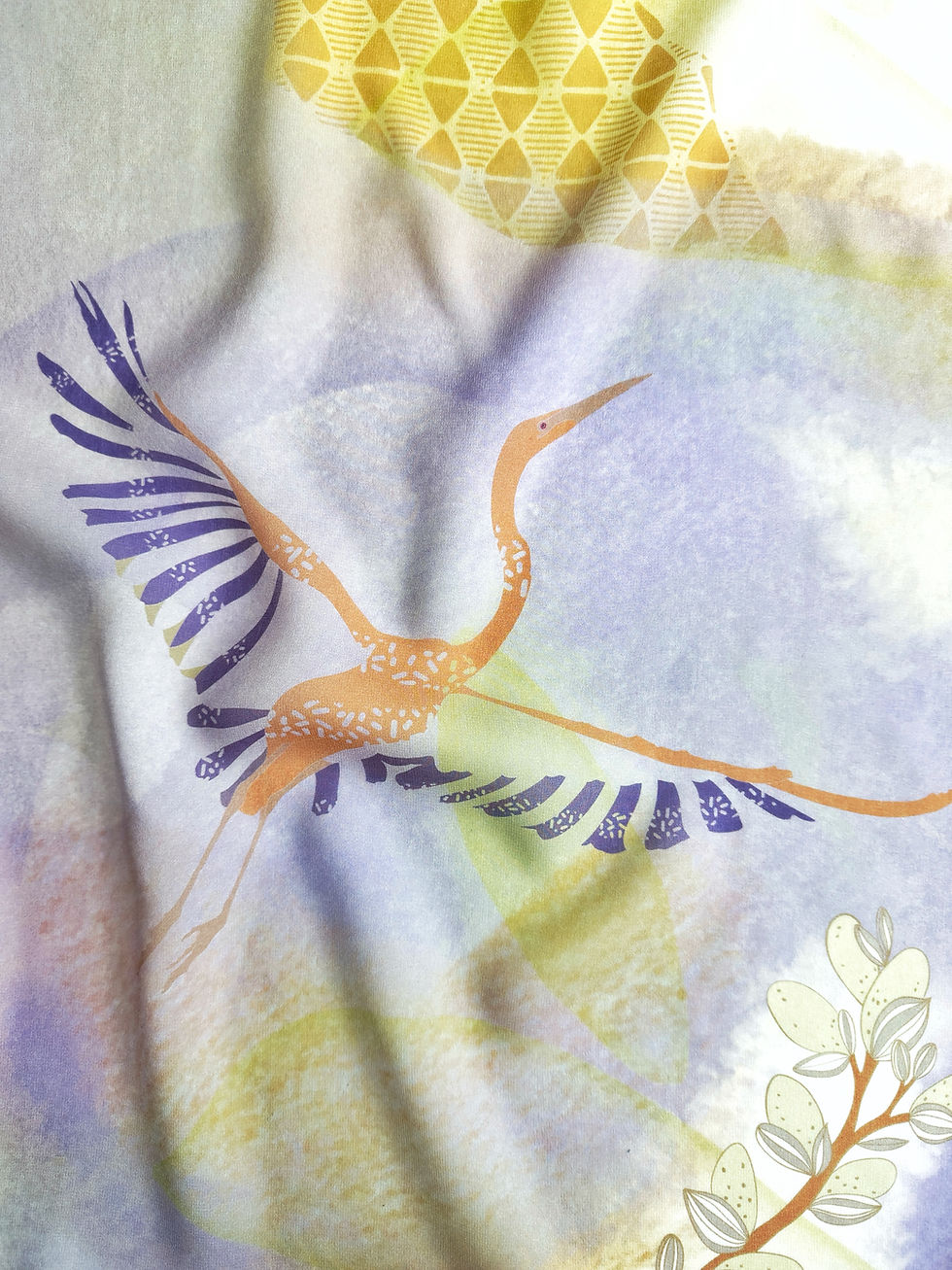 Thumbnail: Qeiwa summer lightweight silk scarf