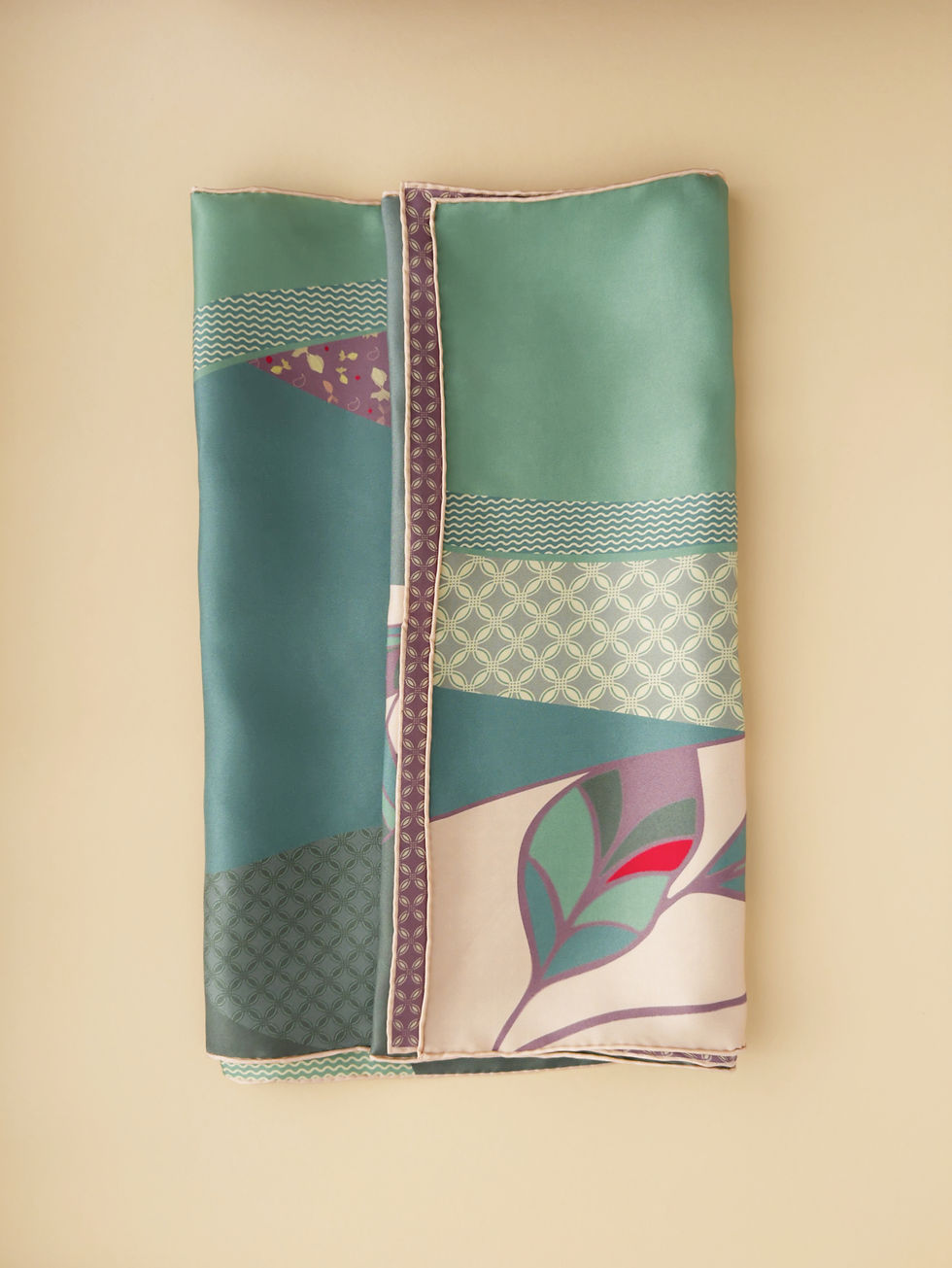 Thumbnail: Qeiwa aesthetic silk scarf