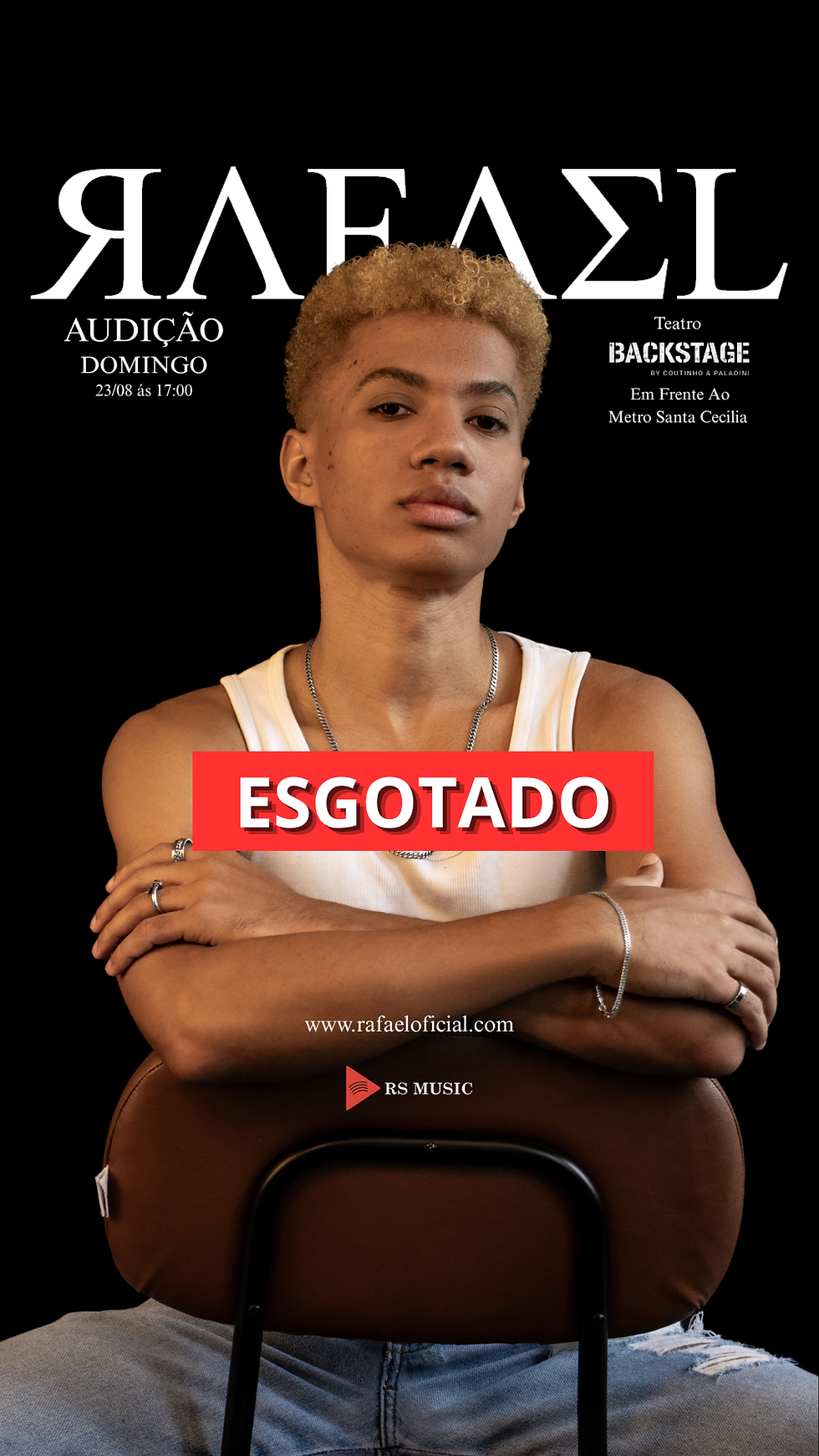 SOLD OUT! Ingressos para a audição do álbum ‘RAFAEL’ esgotam em apenas 48 horas
