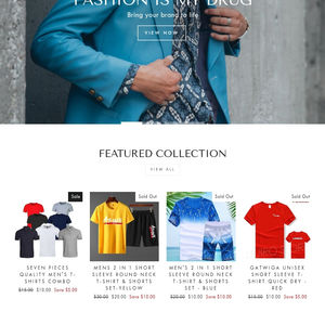 Stylish Clothing Showcase