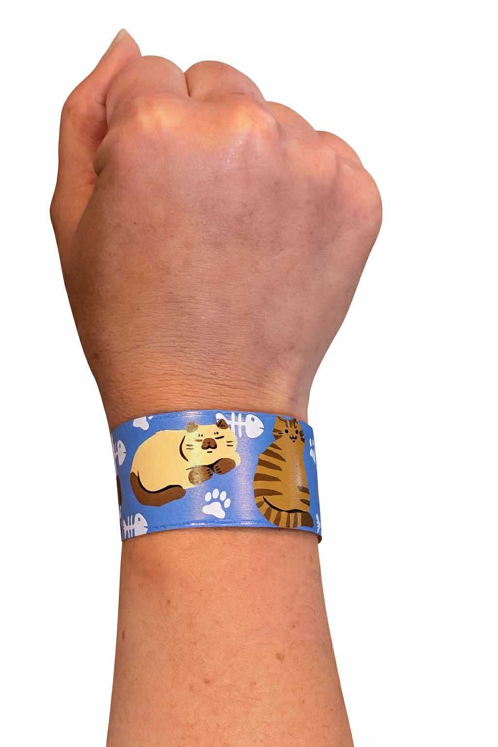 Kitty Snap Slap Wrist Bands
