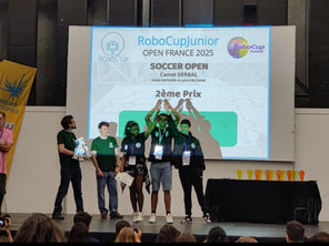 🏆 Vice-champions de France à la RoboCup Junior 2025 !