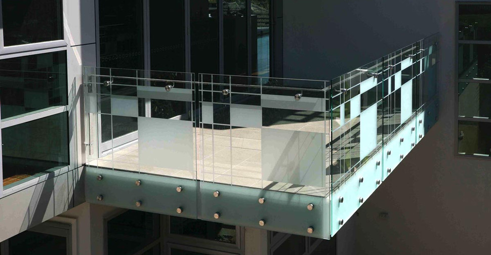 Geometric pattern for external balustrade brisbane