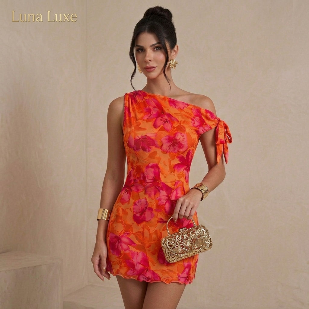 Luna Luxe™ Fleur Bloom Mini Dress