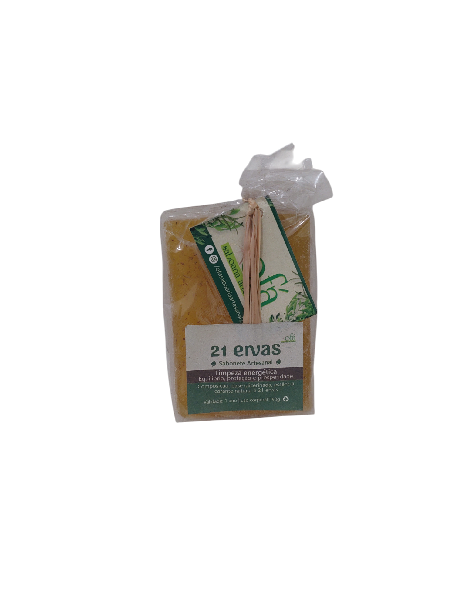 Sabonete Artesanal - 21 Ervas 90g
