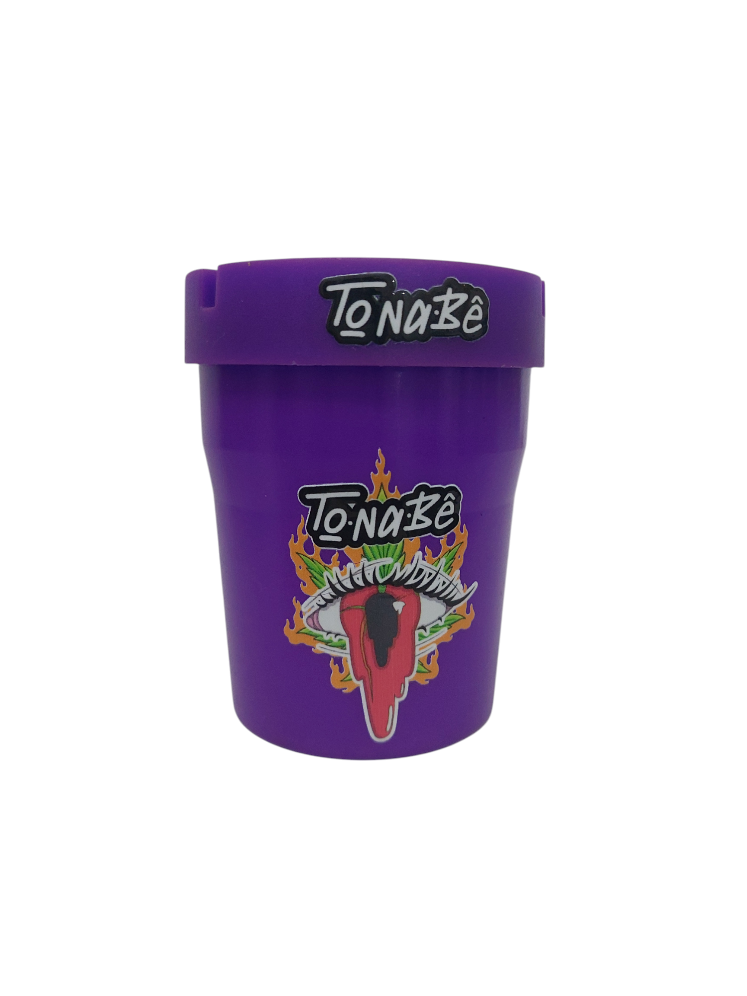 Cinzeiro Automotivo Olho Vermelho - Cor/Roxo