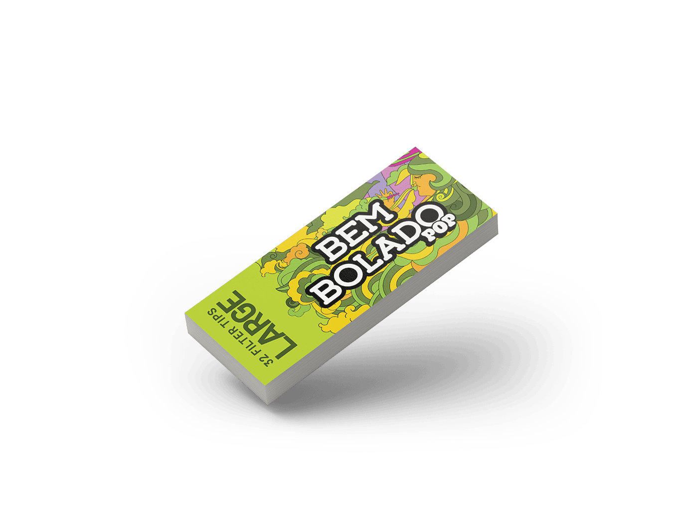 Piteira Bem Bolado Pop Large - Livreto com 32 Piteiras