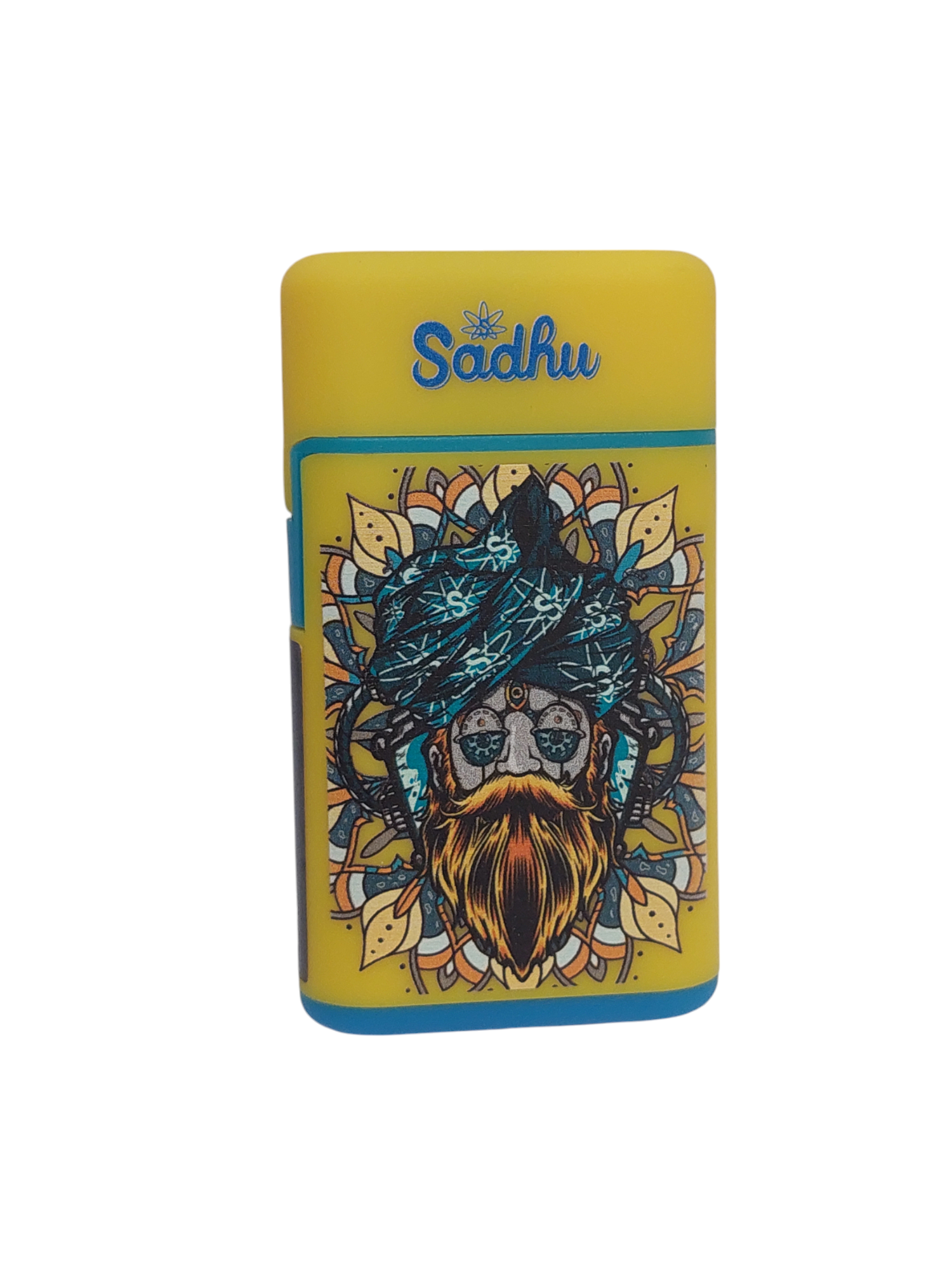 Isqueiro Maçarico Colecionável Sadhu - Multiplanet I / Amarelo e Azul