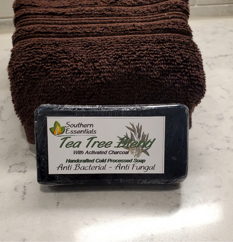 Tea Tree Blend Handcrafted Soap with Activated Charcoal