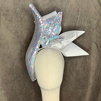 Kerrie Stanley Millinery Silver Goddess