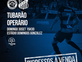 Serviço de jogo: Tubarão x Operário de Mafra