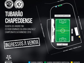 Serviço de jogo para Tubarão x Chapecoense