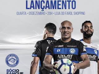 Tubarão lança novo uniforme, plano de sócios 2019 e mascote nesta quarta-feira