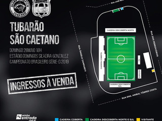 Serviço de jogo para Tubarão x São Caetano