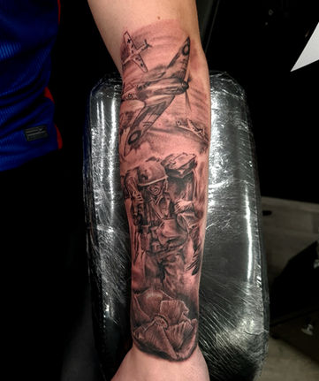 War memorial tattoo