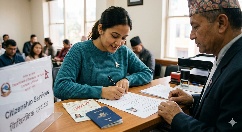 Nepali Citizenshio and foreign citizenship