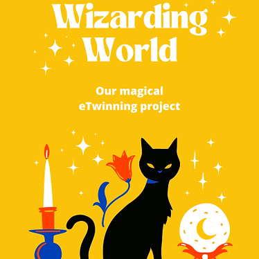 Yellow Illustrated Inspirational Magic Quote Poster.png