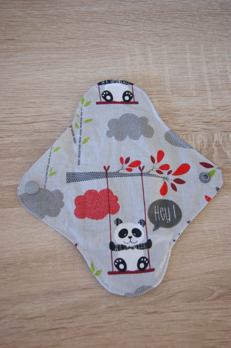 Miniature : Serviette hygiénique lavable T2-flux léger
