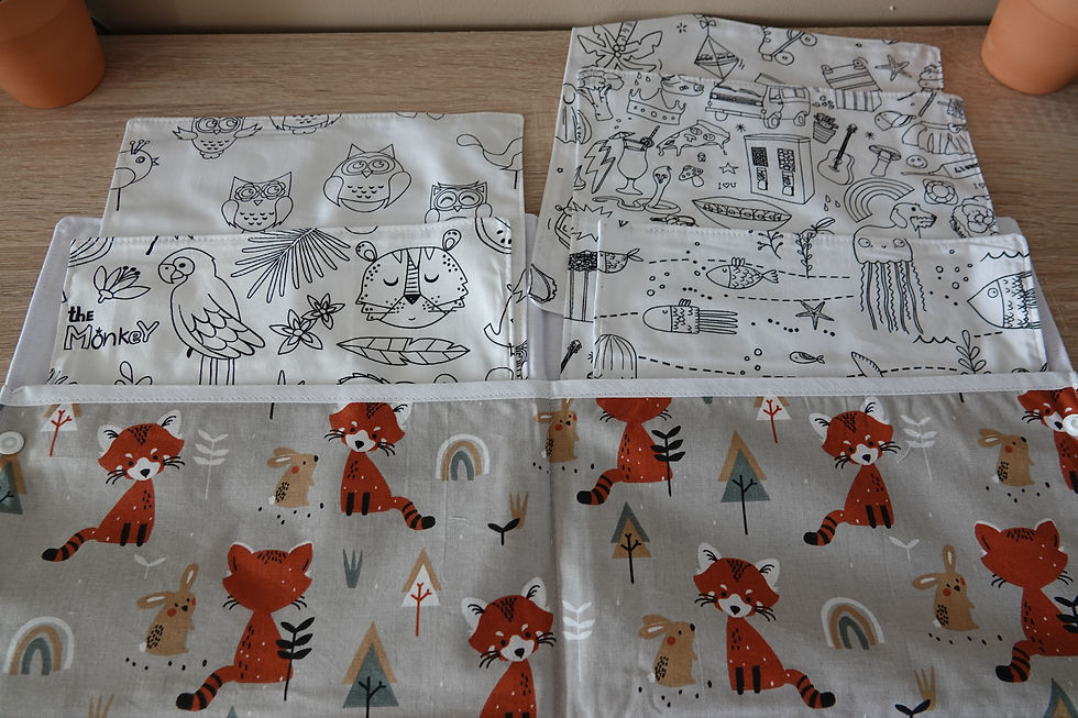 Miniature : Copie de Livre de coloriage lavable 25x25 cm pour garçon ou fille (motifs mixtes