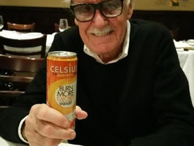 Marvel’s Stan Lee with Celsius Drink!